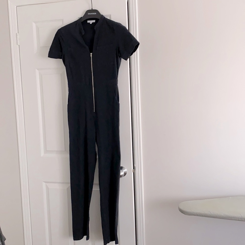 Emory park zipper jumpsuit with packets Small